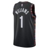 Camiseta Hombre NBA Brooklyn Nets Ziaire Williams 2025-26 Nike City Edition Negro Swingman